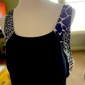 UPF50+ Tankini Swimsuit Sleeveless Tank Bra Top Swim Rash Guard (RTY) - A5001